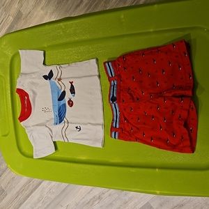 5/25$ Little rebel 2 pieces set for boy size 12 months